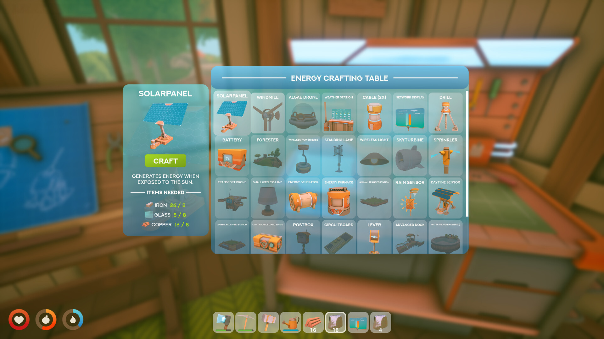 solarpunk farming animals screenshot